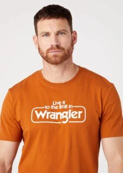 Wrangler Tee - Camiseta Estampada - Nutmeg Brown -Wrangler 000c305840c84c30ac284d9d7db26ad6