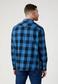 Wrangler Ls Western - Camisa - Federal Blue -Wrangler 0573714a7be9436590f6d373769498f6