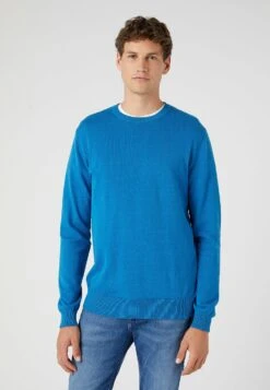 Wrangler Crewneck - Jersey De Punto - Deep Water