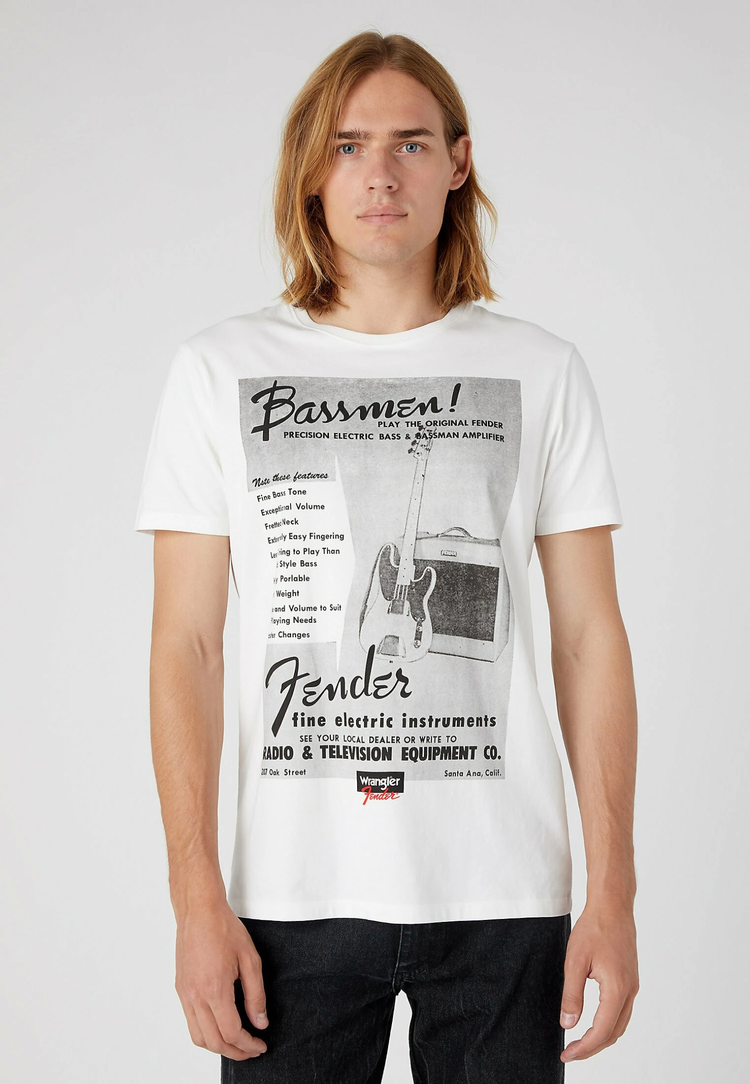 Wrangler Bassmen - Camiseta Estampada - Worn In White 3 Wrangler Bassmen - Camiseta Estampada - Worn In White