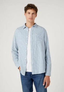 Wrangler 1 Pocket - Camisa - Captains Blue