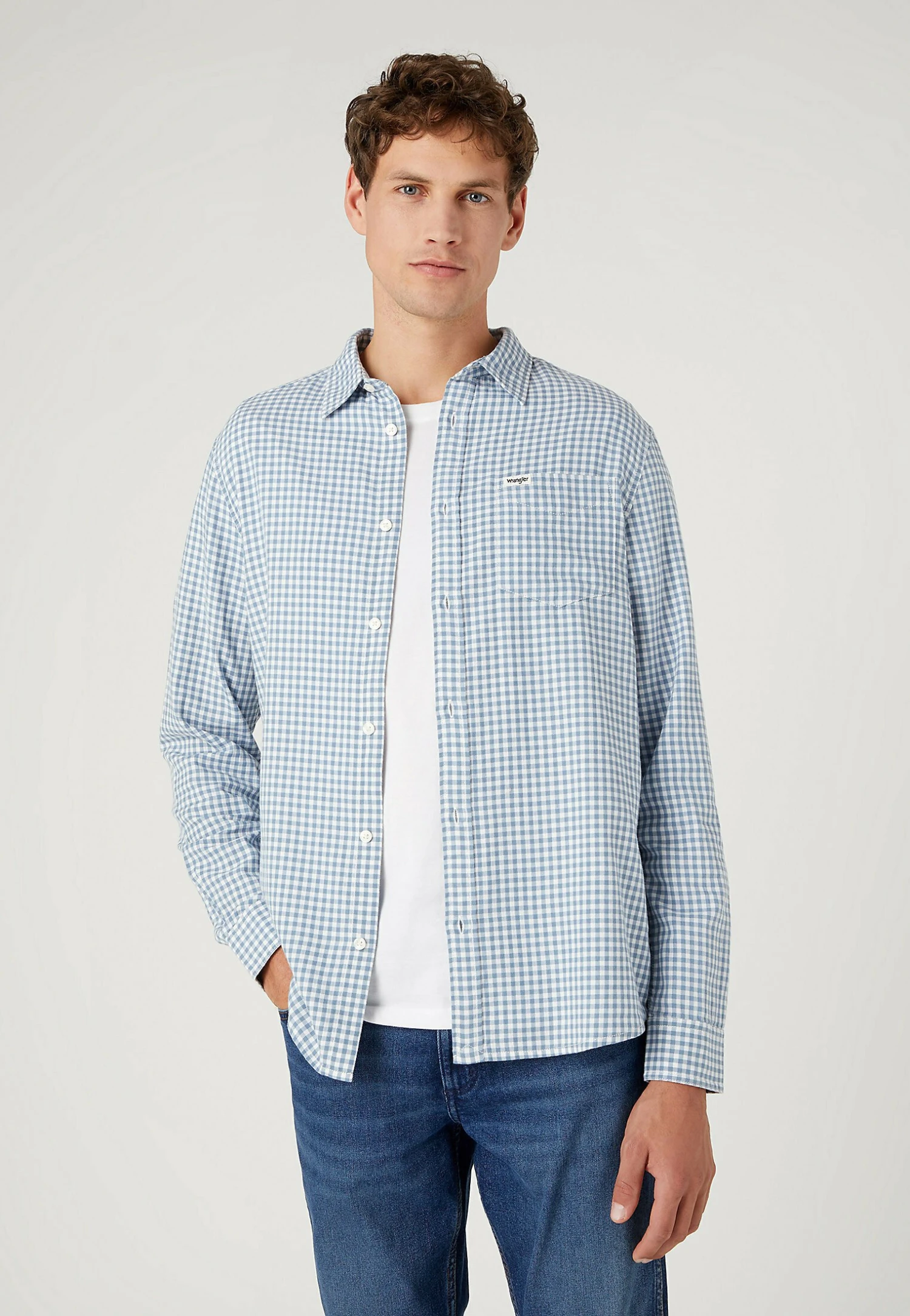 Wrangler 1 Pocket - Camisa - Captains Blue 3 Wrangler 1 Pocket - Camisa - Captains Blue