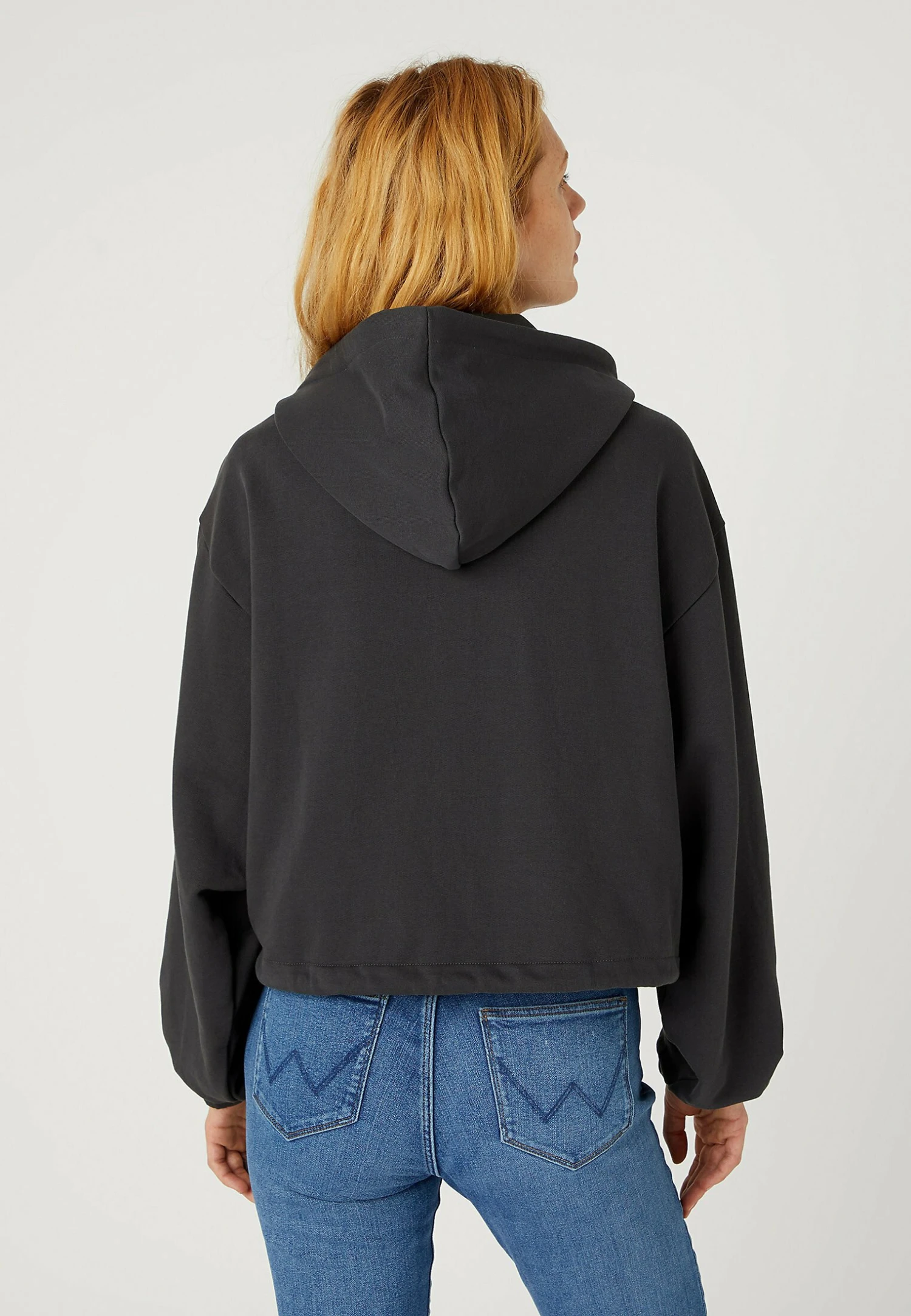 Wrangler Zip Hoodie - Sudadera Con Cremallera - Faded Black 5 Wrangler Zip Hoodie - Sudadera Con Cremallera - Faded Black - Imagen 3