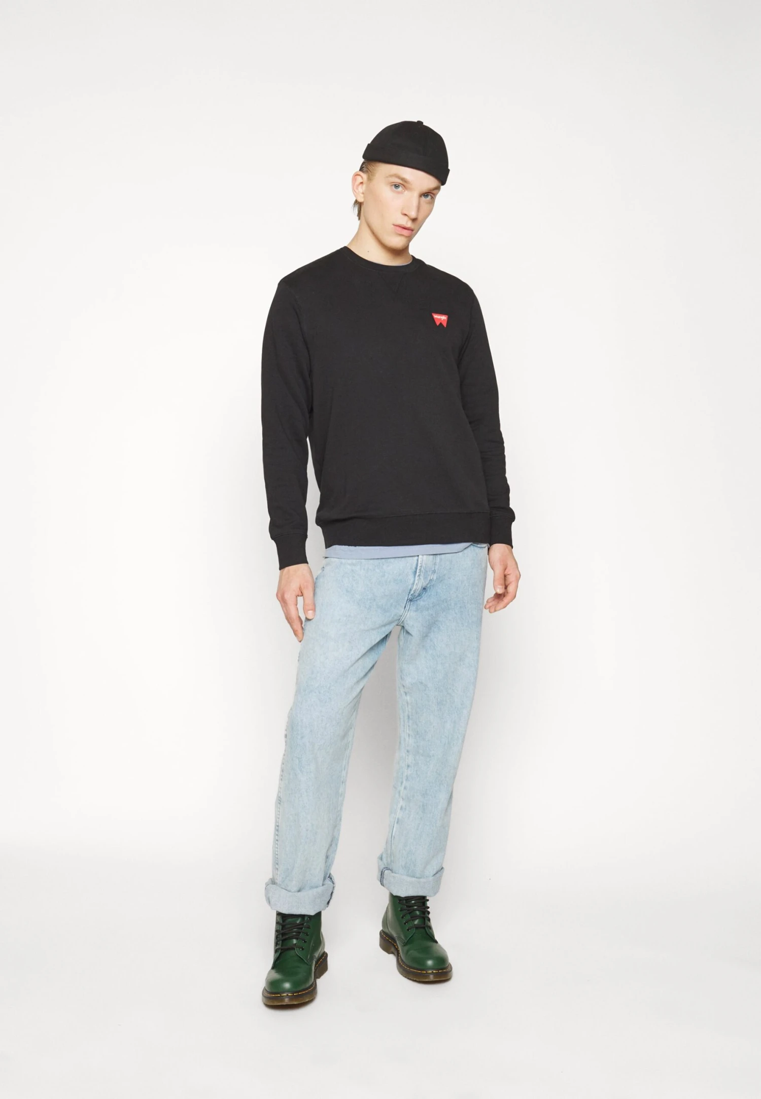 Wrangler Sign Off Crew - Sudadera - Black 3 Wrangler Sign Off Crew - Sudadera - Black - Imagen 2