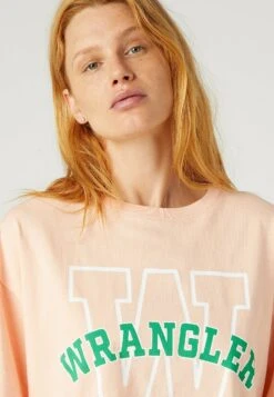 Wrangler Girlfriend - Camiseta Estampada - Peach Melba -Wrangler 0c98ac34dccc47298e32876a52e9abd7