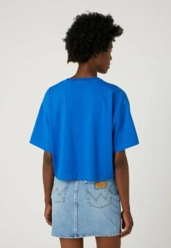 Wrangler Boxy - Camiseta Estampada - Nautical Blue -Wrangler 0d66d226aae2430690a3901c4396ebe2