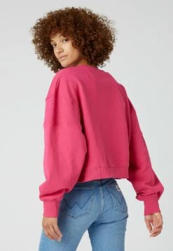 Wrangler Puffy Crew - Sudadera - Fuchsia Rose -Wrangler 0dc64a138fd14e658ae442637bcd2067