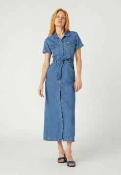 Wrangler Vestido Vaquero - Mid Stonewash