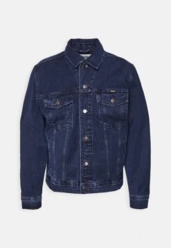 Wrangler Authentic Jacket - Chaqueta Vaquera - Coalblue Stone