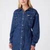 Wrangler Vestido Vaquero - Dark Indigo -Wrangler 110696d796bc4f38b65a9afae34959ec