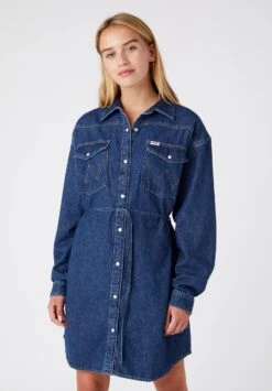 Wrangler Vestido Vaquero - Dark Indigo