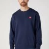 Wrangler Sign Off Crew - Sudadera - Real Navy -Wrangler 1172ab5290504de19cbae5628b970a70