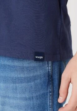 Wrangler 2 Pack - Camiseta Básica - Navy -Wrangler 1495bce651914aff9f240626a435ffde