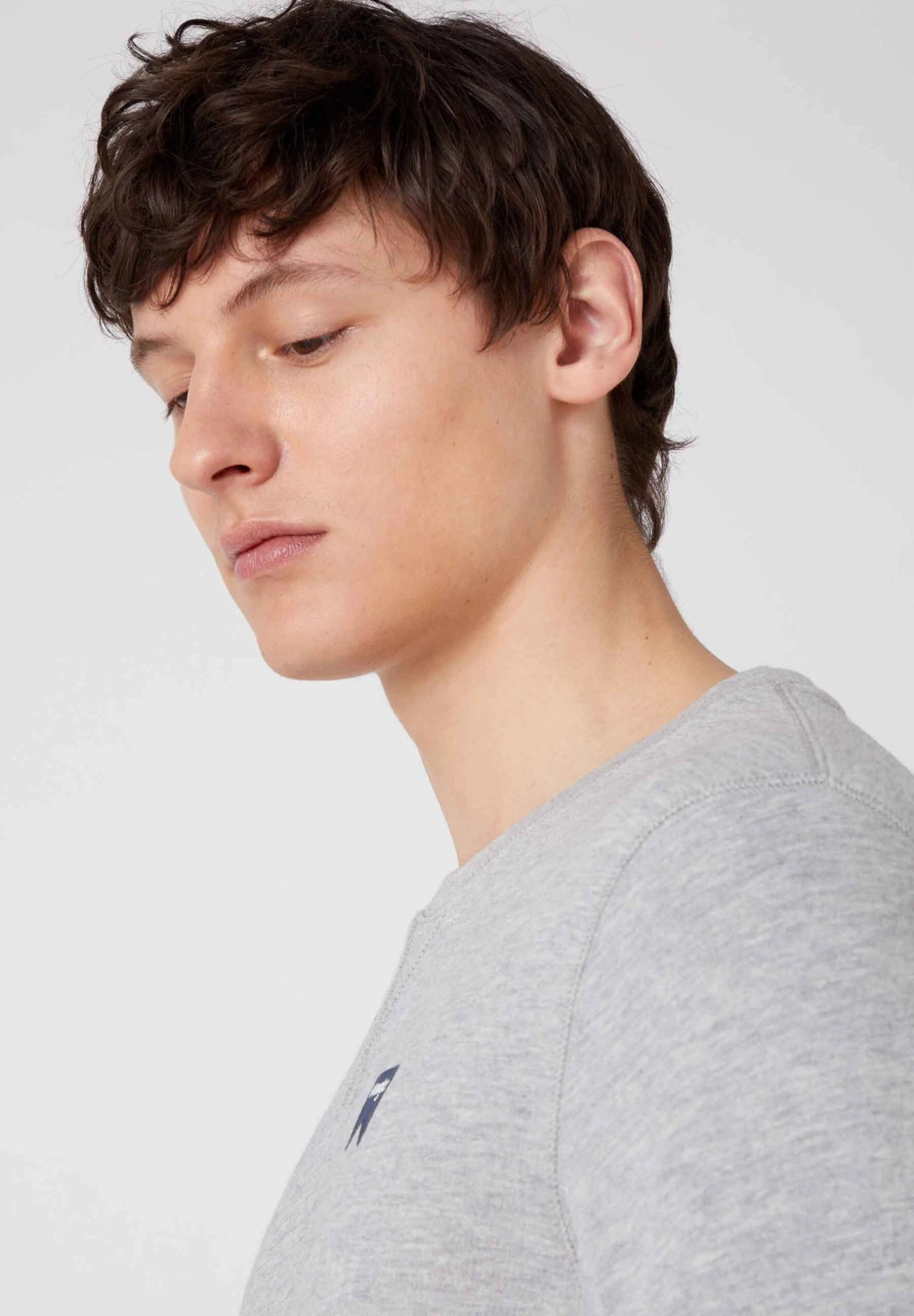 Wrangler Sign Off Crew - Sudadera - Grey Mele 6 Wrangler Sign Off Crew - Sudadera - Grey Mele - Imagen 4