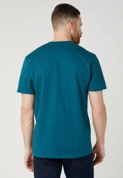 Wrangler Camiseta Estampada - Deep Teal Green -Wrangler 1757aca67ed24da7bf51a94aeda96fcd