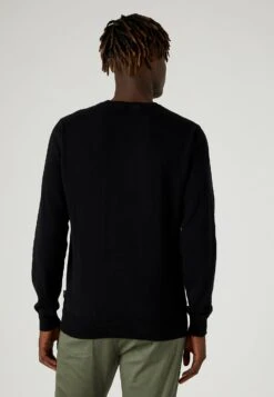 Wrangler Crewneck - Jersey De Punto - Black -Wrangler 19d7c2cb750b41c78d0f21c60e0c6e90