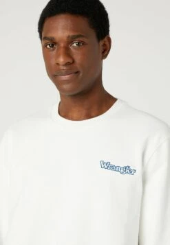 Wrangler Graphic Crew - Sudadera - Worn White -Wrangler 1a6aaf6b3e1549b0bb84e8d912acbb4e
