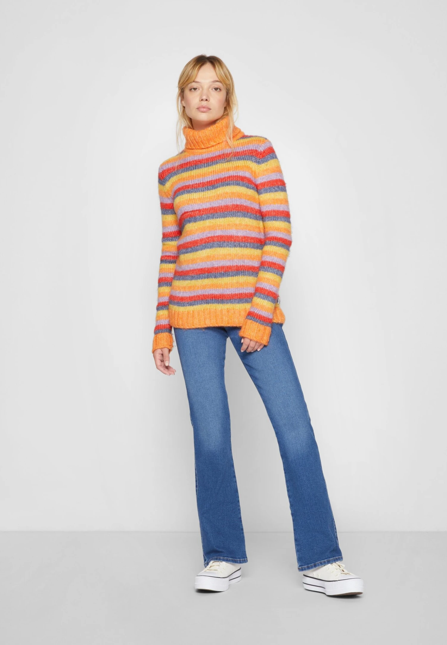 Wrangler Plush Sweater - Jersey De Punto - Coral Rose 3 Wrangler Plush Sweater - Jersey De Punto - Coral Rose - Imagen 2