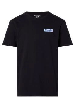 Wrangler Logo Tee - Camiseta Básica - Faded Black -Wrangler 1dbb6e0474fe4b2aa86ca4ffc0a68a41