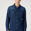 Wrangler 27Mw - Camisa - Blau -Wrangler 1f1c84ff8ae24082a1e2a0c241b32a0d