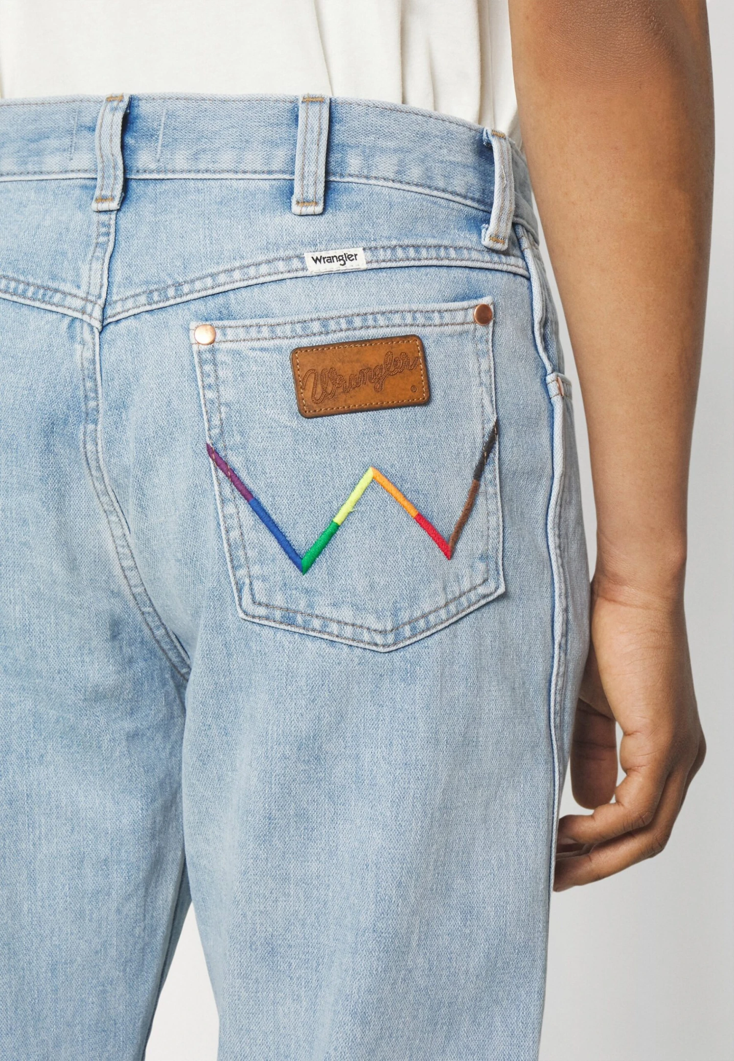 Wrangler Unisex - Vaqueros Rectos - Light Blue 8 Wrangler Unisex - Vaqueros Rectos - Light Blue - Imagen 6