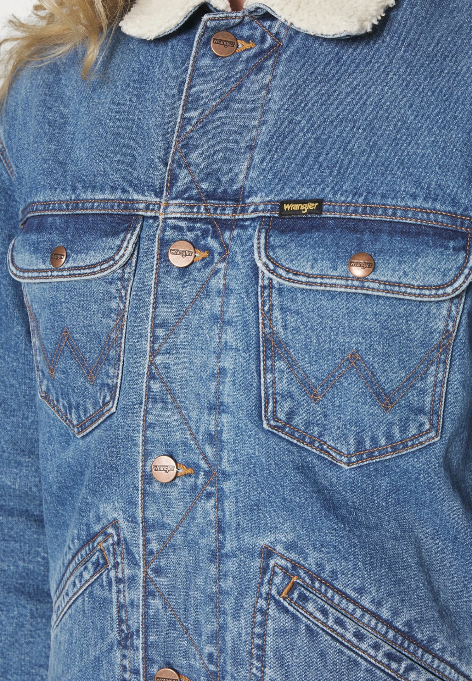 Wrangler Sherpa - Chaqueta Vaquera - Wranch 7 Wrangler Sherpa - Chaqueta Vaquera - Wranch - Imagen 5