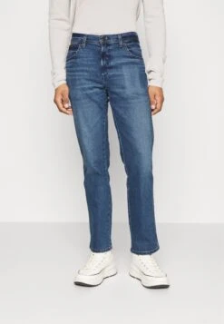 Wrangler Texas - Vaqueros Rectos - Blau
