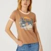 Wrangler Ringer Tee - Camiseta Estampada - Burro Brown 1 Wrangler Ringer Tee - Camiseta Estampada - Burro Brown -Wrangler 292b3465c92e4c428ba58249a2ae88f4