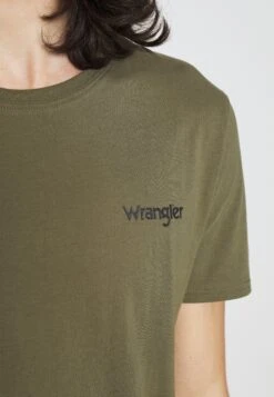 Wrangler Logo Tee 2 Pack - Camiseta Básica - Dusty Olive -Wrangler 2b213315ea7849b8b556b4128a3cec56