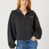 Wrangler Zip Hoodie - Sudadera Con Cremallera - Faded Black -Wrangler 2b7858fc728c47198b605a99e7f511a8