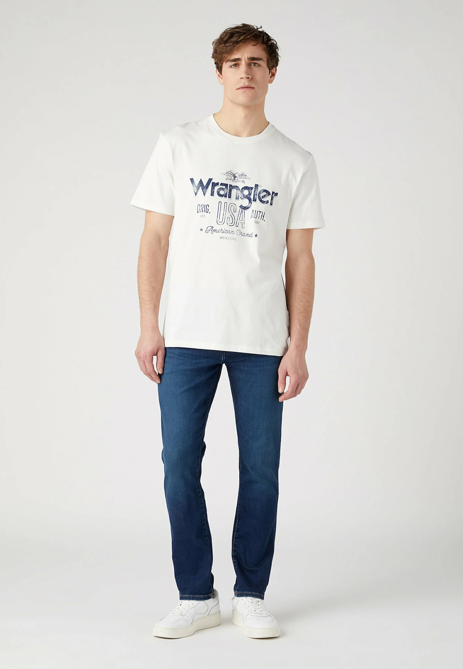 Wrangler Americana Tee - Camiseta Estampada - Worn White 4 Wrangler Americana Tee - Camiseta Estampada - Worn White - Imagen 2
