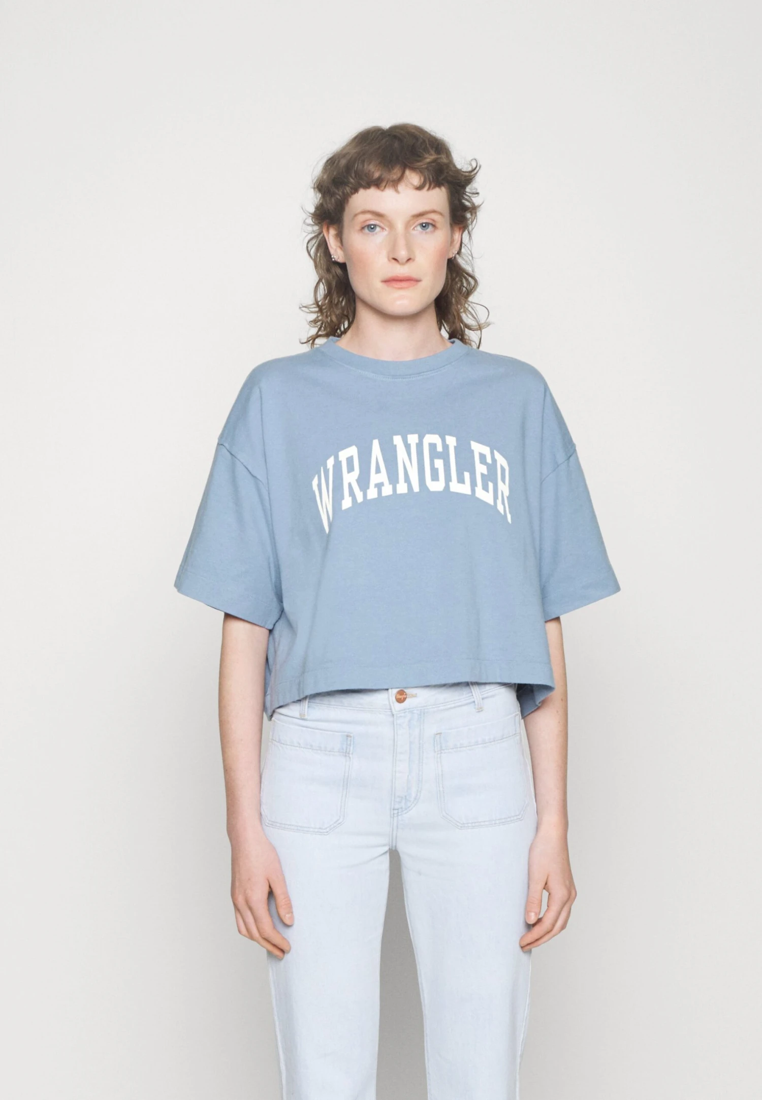 Wrangler Boxy Tee - Camiseta Estampada - Stone Wash Blue 3 Wrangler Boxy Tee - Camiseta Estampada - Stone Wash Blue