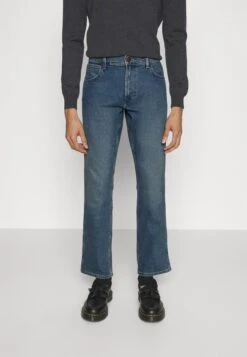 Wrangler Greensboro - Vaqueros Rectos - Blue Denim