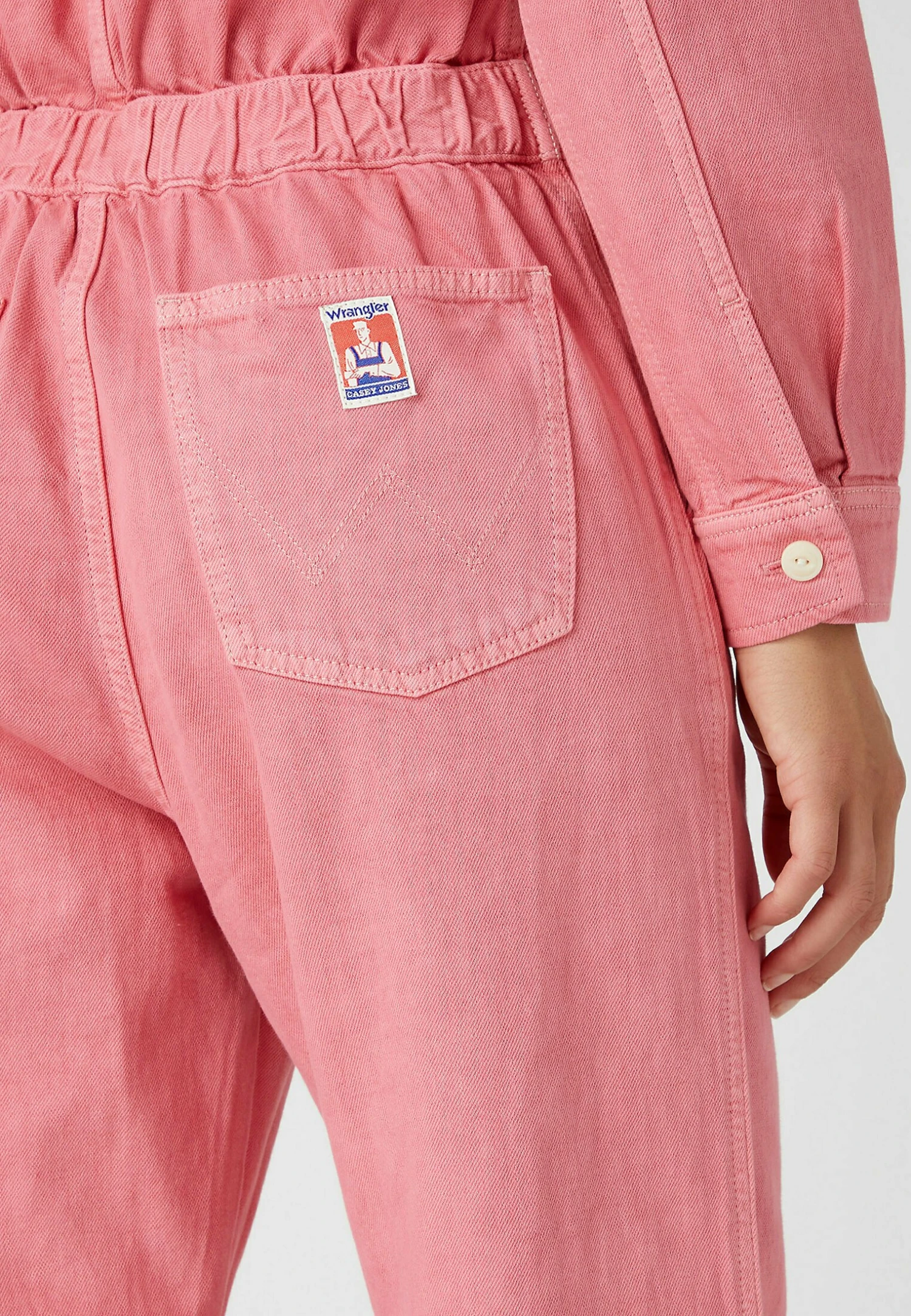 Wrangler Cj Kick Flare Coverall - Mono - Desert Rose 7 Wrangler Cj Kick Flare Coverall - Mono - Desert Rose - Imagen 5