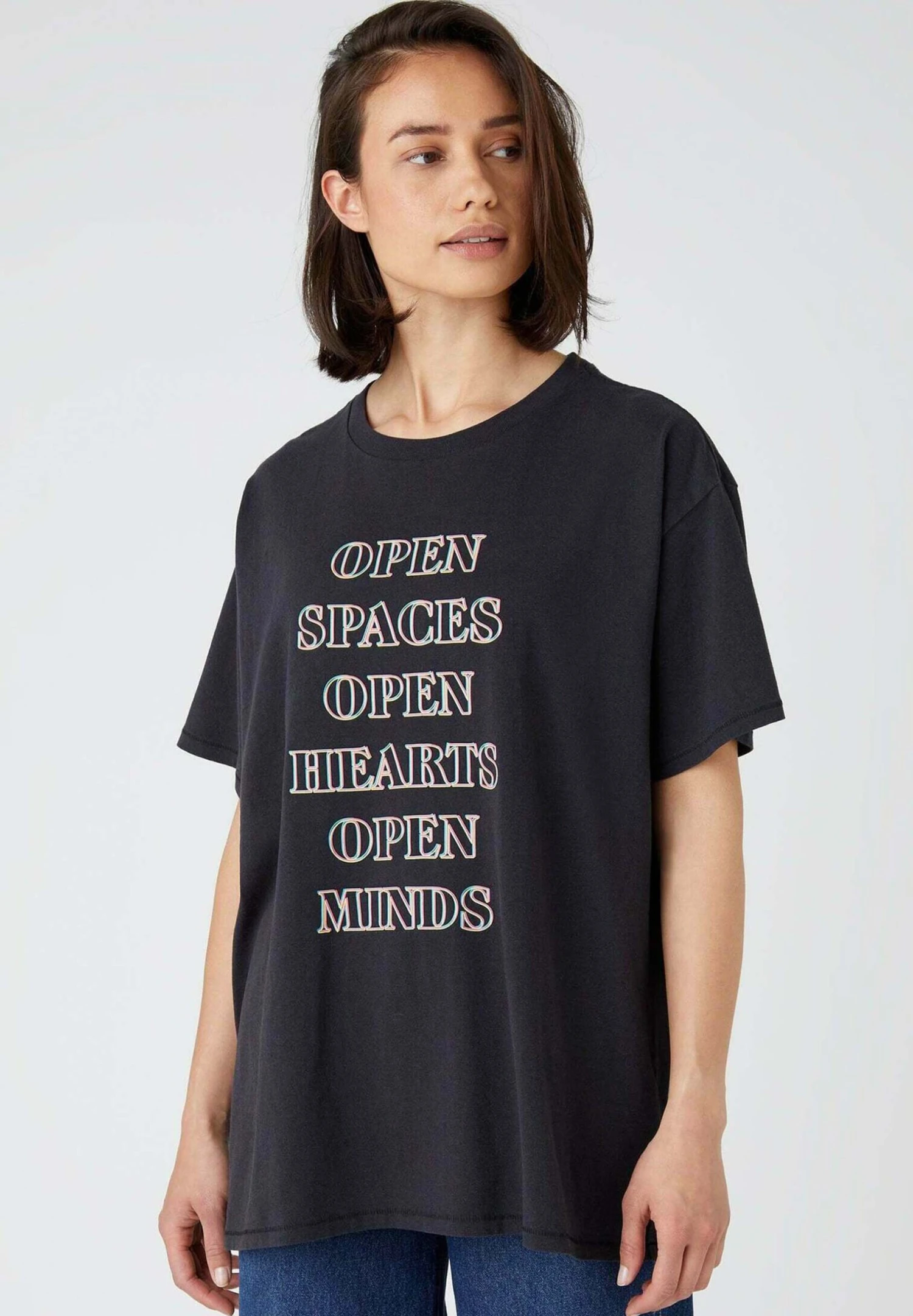 Wrangler Oversized - Camiseta Estampada - Black Worn 3 Wrangler Oversized - Camiseta Estampada - Black Worn