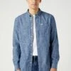 Wrangler Ls 1 Pkt Button Down - Camisa - Dark Indigo -Wrangler 2f1cf569e5674e9aaee8f4d85cd248a7