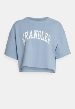 Wrangler Boxy Tee - Camiseta Estampada - Stone Wash Blue 10 Wrangler Boxy Tee - Camiseta Estampada - Stone Wash Blue -Wrangler 303b1f8ae12744358ccd20f51ec8191f