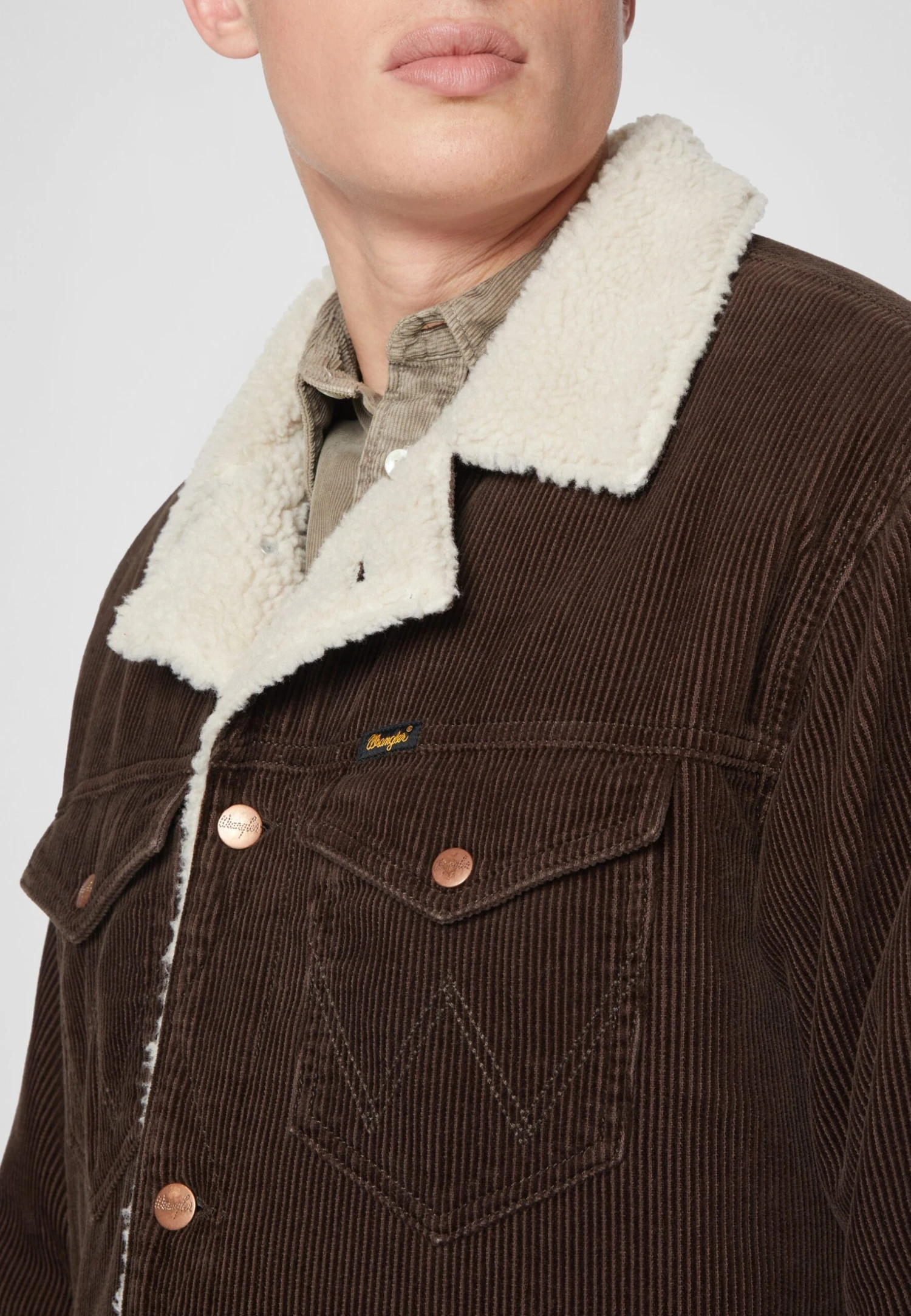 Wrangler Jacket - Chaqueta Vaquera - Delicioso Brown 9 Wrangler Jacket - Chaqueta Vaquera - Delicioso Brown - Imagen 7