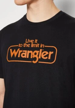 Wrangler Tee - Camiseta Estampada - Black -Wrangler 3850cd6441d84ae08eaa58f474f25315