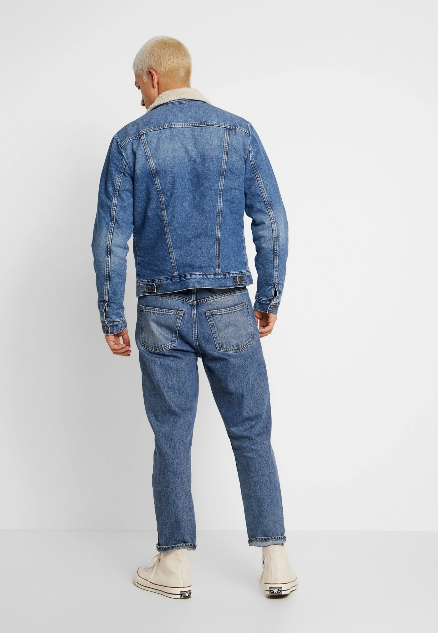 Wrangler Sherpa - Chaqueta Vaquera - Blue Denim 5 Wrangler Sherpa - Chaqueta Vaquera - Blue Denim - Imagen 3