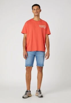 Wrangler Slogan Tee - Camiseta Estampada - Light Red -Wrangler 3c89061b19294aecabf00cd515248b11