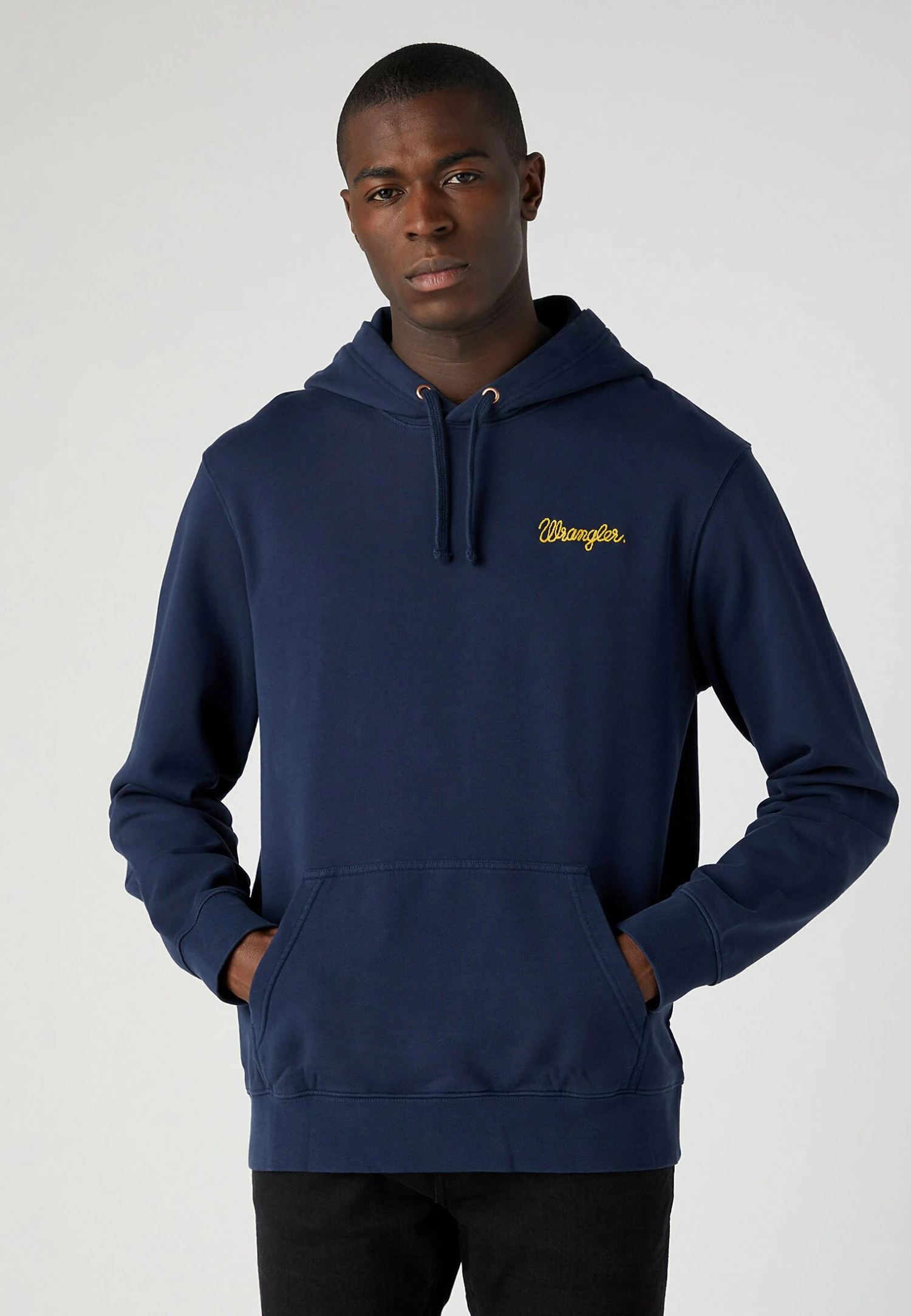 Wrangler Logo- Jersey Con Capucha - Navy 5 Wrangler Logo- Jersey Con Capucha - Navy - Imagen 3