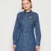 Wrangler Slim Western Dress - Vestido Camisero - Curious Cat