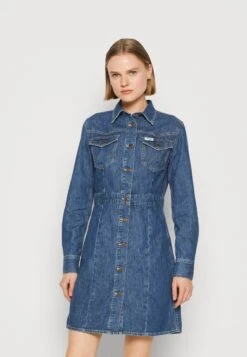 Wrangler Slim Western Dress - Vestido Camisero - Curious Cat