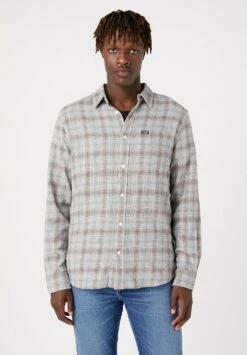 Wrangler 1 Pocket - Camisa - Mid Grey Melee