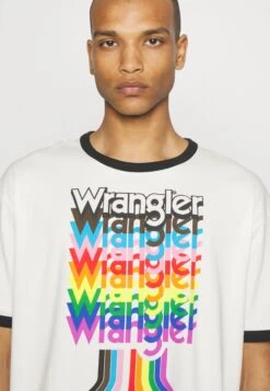 Wrangler Pride Tee - Camiseta Estampada - Wornwhite -Wrangler 41f53eeaa9564d11ac547a2a59f17262