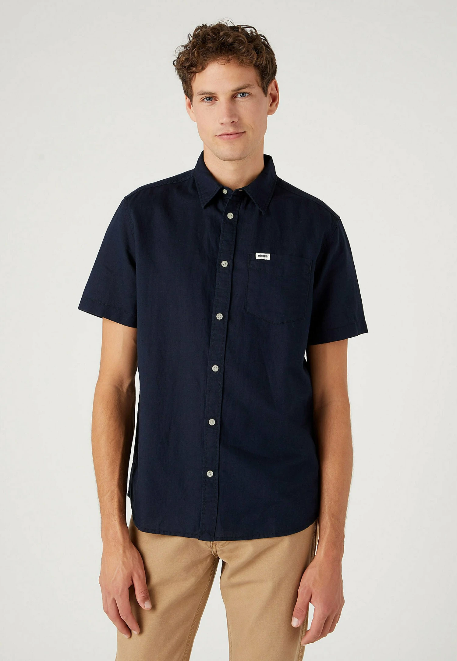 Wrangler Camisa - Dark Navy 3 Wrangler Camisa - Dark Navy