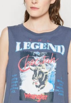 Wrangler Sleeveless- Top - Vintage Indigo -Wrangler 47924bb4489445caa2c215f3d2cfff6b