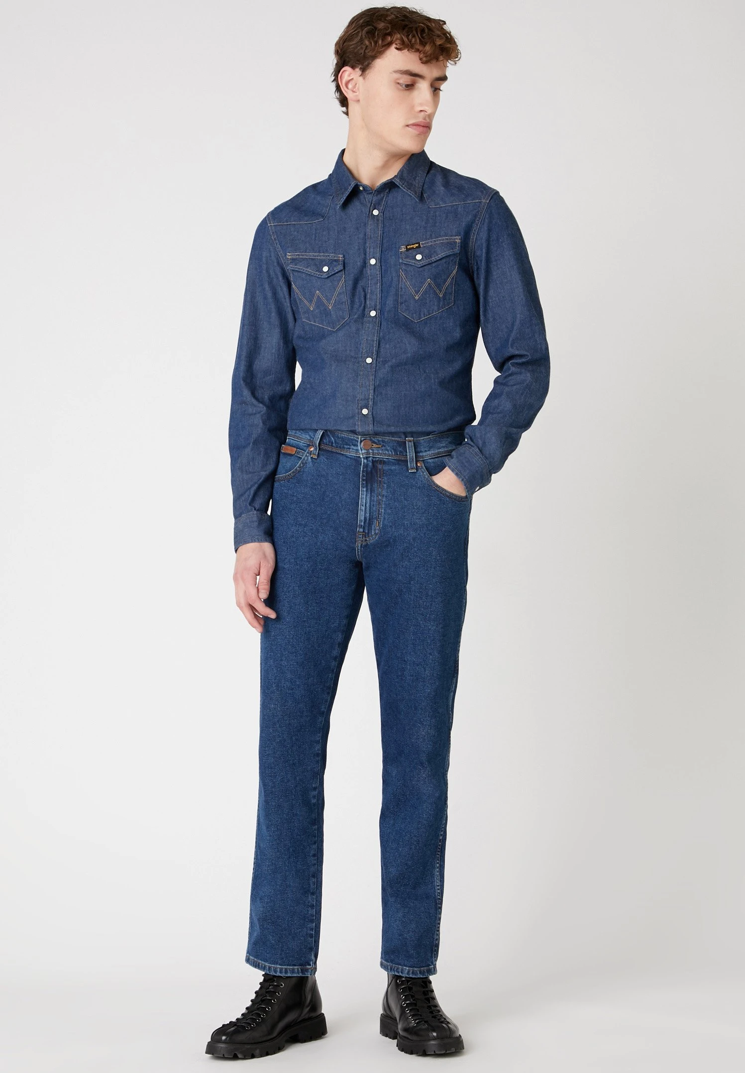 Wrangler Ls Western - Camisa - Dark Stone 4 Wrangler Ls Western - Camisa - Dark Stone - Imagen 2