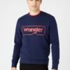 Wrangler Frame Logo Sws - Camiseta De Manga Larga - Navy -Wrangler 48020fc69ce54dd48389f1ac0f905310